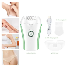 Uppladdningsbara hårborttagningsapparater Lady Epilator, ljusrosa