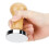 58mm Kaffeetamper holzfarbene Basisplatte 13