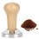 58mm Kaffeetamper holzfarbene Basisplatte 9
