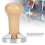 58mm Kaffeetamper holzfarbene Basisplatte 3