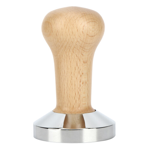 58mm Kaffeetamper holzfarbene Basisplatte 1
