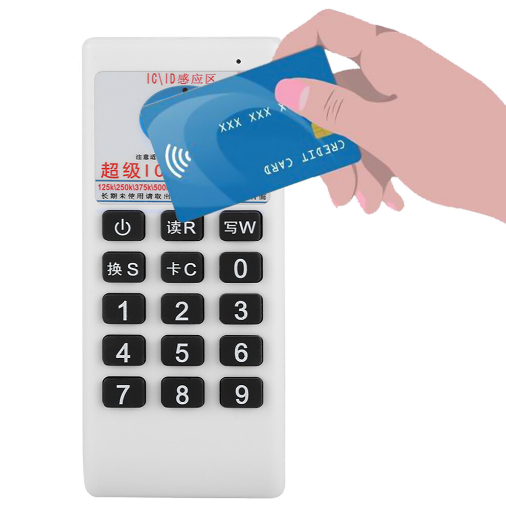 Handheld Rfid Ic/Id Card Reader Writer Copier Duplicator 125Khz 13.56Mhz 8771324543659