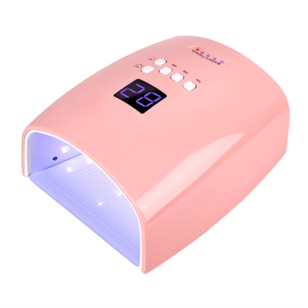 Rechargeable UV LED Nail Lamp 66W Lamp for Manicure EU PLUG,B