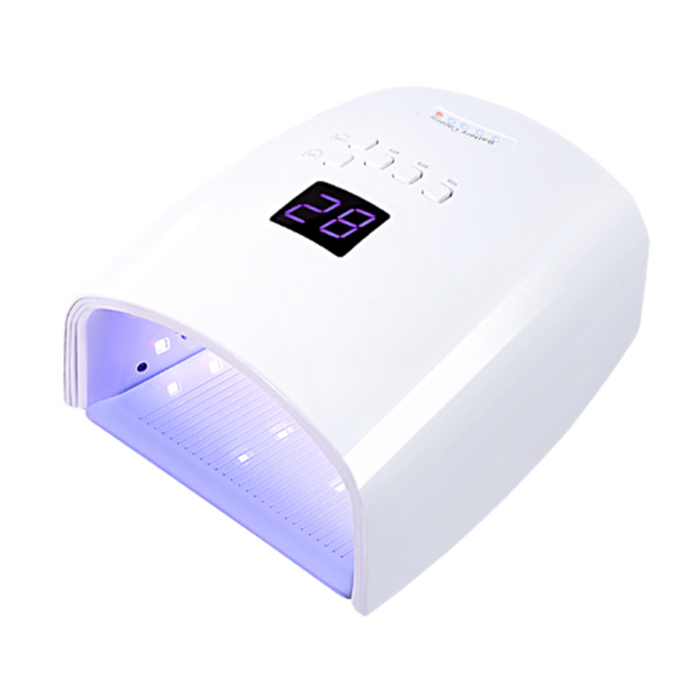 Rechargeable UV LED Nail Lamp 66W Lamp for Manicure EU PLUG,A