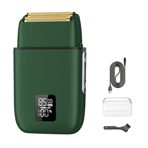 Foil Shaver,Shaver for Men with Ultra-Thin Foil Meshes,green 2