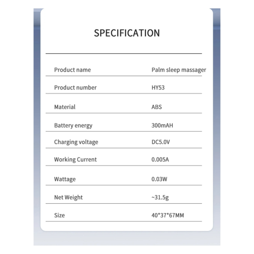 Electric Sleep Aids Device EMS Handheld Microcurrents Tens 2