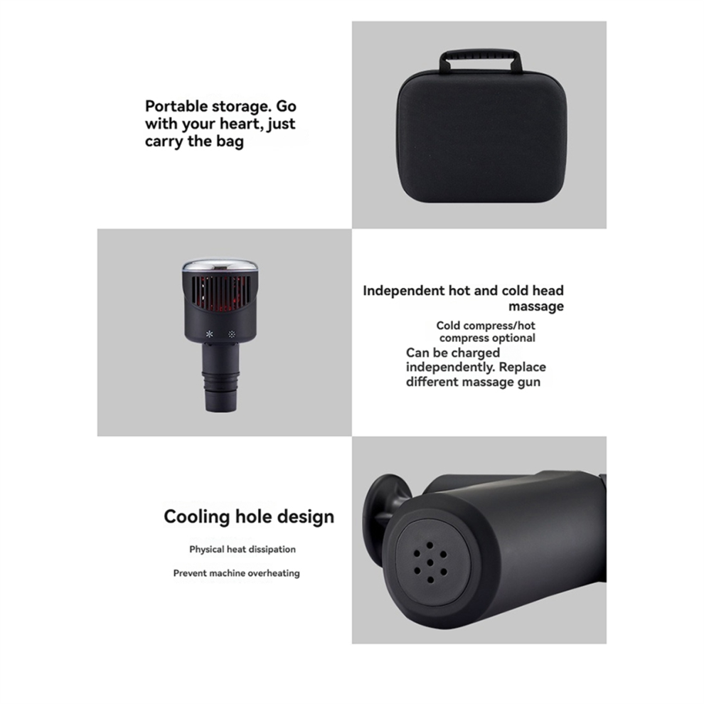 Handheld Muscle Massager with Carrying Case
