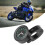 Universal Motorcycle Handlebar Mount Clock Metal Hand Grip Bar Watch Accessory (Black) 7