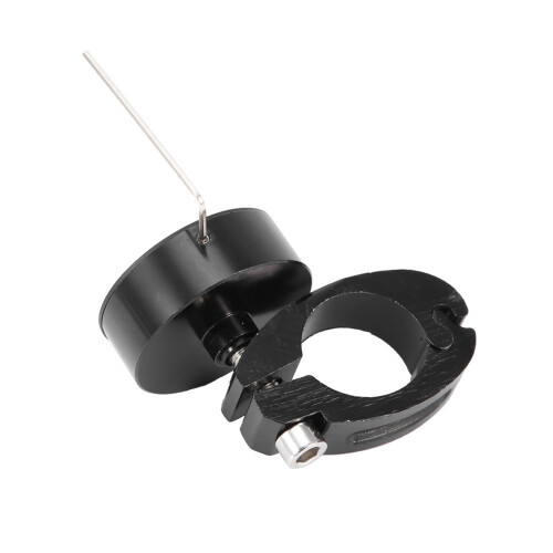 Universal Motorcycle Handlebar Mount Clock Metal Hand Grip Bar Watch Accessory (Black) 2