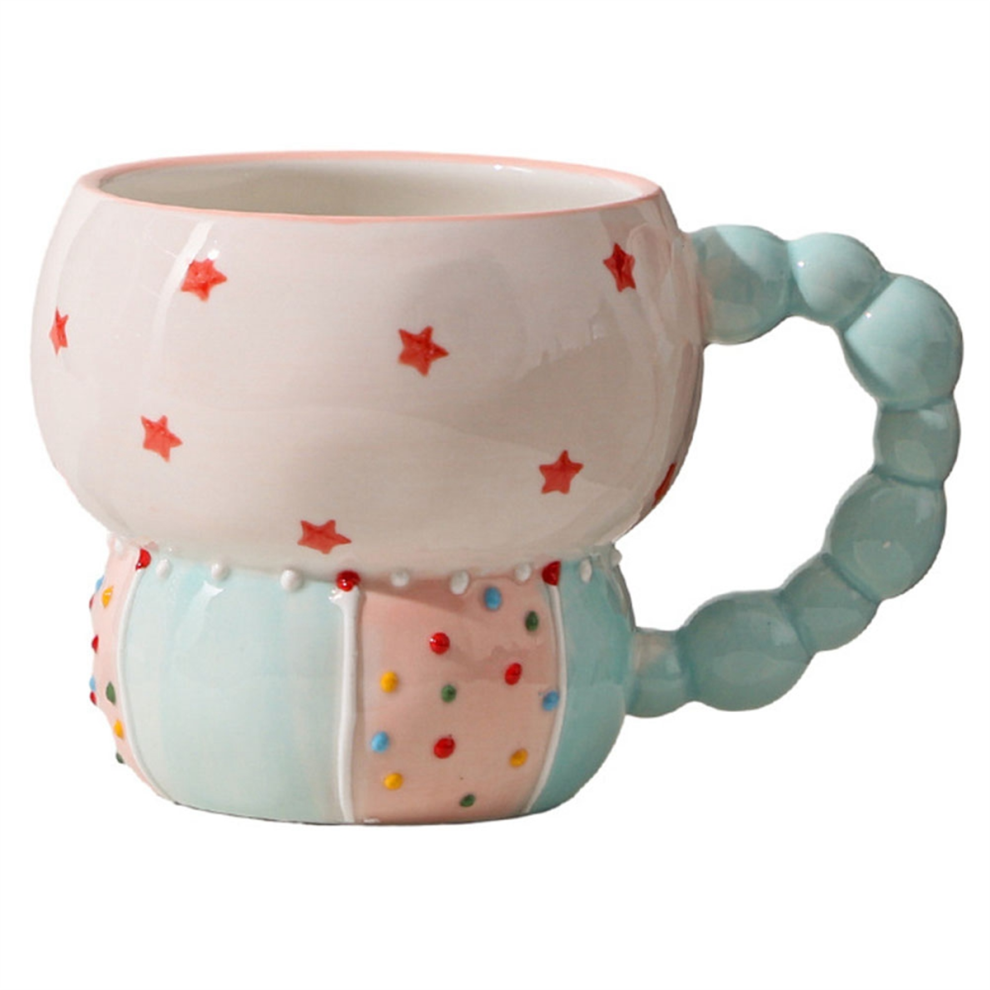 Ceramic Cup Color Coffee Cup Household Cup Breakfast Cup Water Cup,D-image-OPC-PHWSB7X-NEW