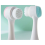 Brosse nettoyante double face à poils doux rose 2