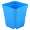 20pcs Mini Modern Succulent Plant Pots Small plastic Containers, Scrub square Pots（Blue） 8