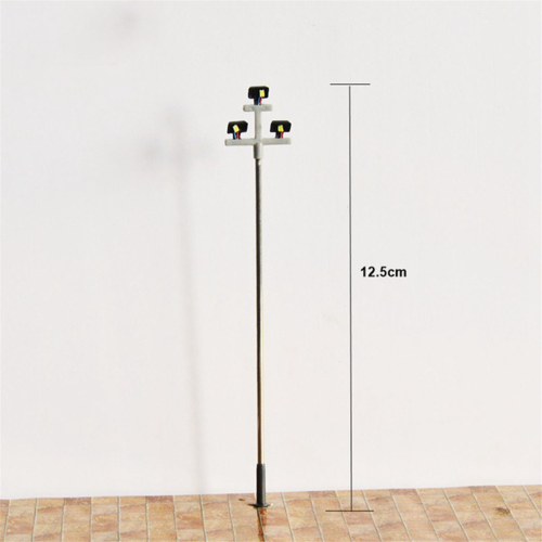 4-teiliges 3V LED-Miniaturlampen-Set, Straßenlaternenmodell 2