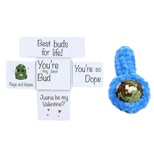 Adopt a Weed Plushie, with Bowl and Encouragement Cards, B