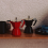 Miniature Scene Toy Simulation Mini Coffee Pot Red 4