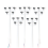 HO Scale Model Lighting Tower 3V Train Light Railway LED Plaza Lamps 1