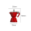 Miniature Scene Toy Simulation Mini Coffee Pot Red 3