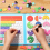 Magnetic Fraction Tiles & Fraction Circles Activity Set 3