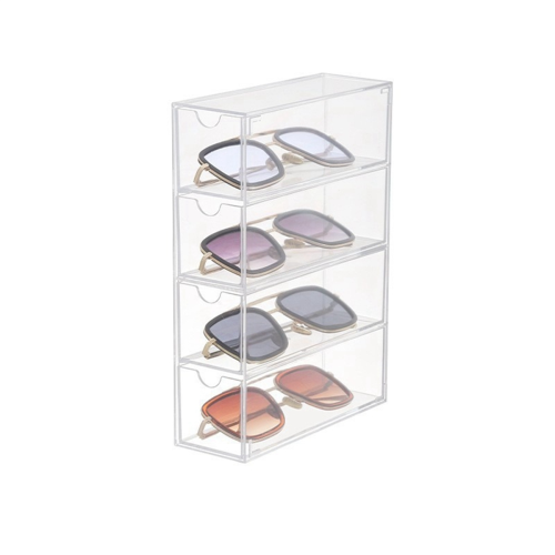 Glasses Storage Box Acrylic Eyeglass Case Clear Eyeglass Holder 2