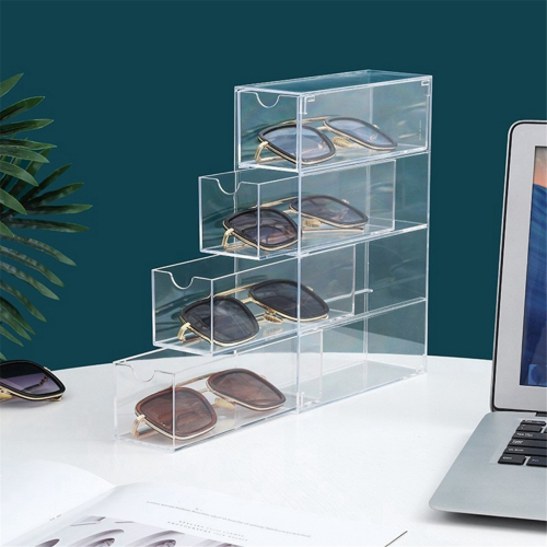 Glasses Storage Box Acrylic Eyeglass Case Clear Eyeglass Holder 1
