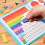 Magnetic Fraction Tiles & Fraction Circles Activity Set 4