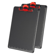 Conjunto de 2 Pranchetas com Porta-Canetas, Tamanho Carta Padrão 12,5 x 9 polegadas