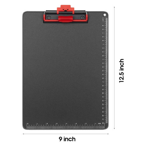Conjunto de 2 Pranchetas com Porta-Canetas, Tamanho Carta Padrão 12,5 x 9 polegadas 2