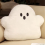 Plush Cute White Cloud Ghost Doll Halloween Cushion Children's Gift M 2