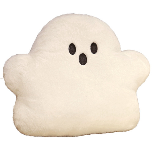 Plush Cute White Cloud Ghost Doll Halloween Cushion Children's Gift M