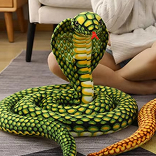 Simulation Doll Cobra Plush Toy Long Python Doll Rag Doll 170cm 2