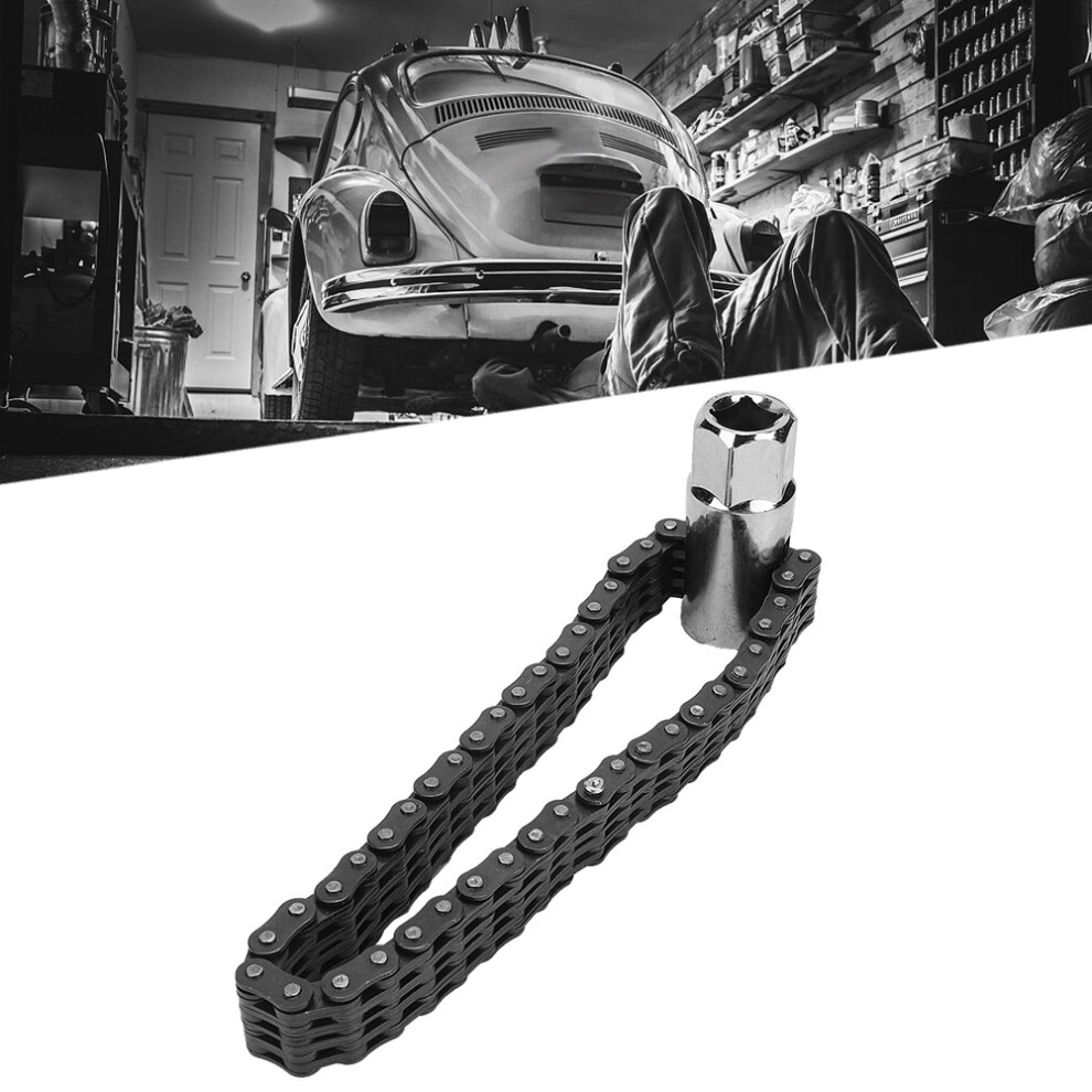 14Cm Heavy Duty Chain Type Oil Filter Wrench Removal Universal Auto Car Repair Tools 4631324546880