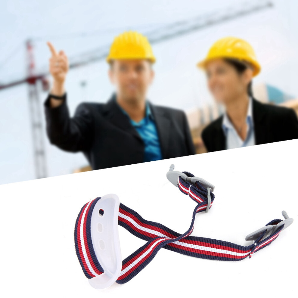 Safety Construction White Hard Hat Chin Strap Detachable Sling For Helmet Lower Jaw 9361324547079