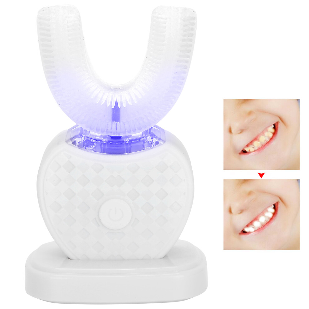 Ultrasonic Electric Toothbrush U Shaped Silicone Whitening Toothbrush for Oral Care