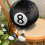 Peluche boule noire de billard n 8 (dessin animé) 4