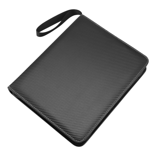 Trading Card Binder, 9 Pockets Baseball Card Binder Sleeves black 1
