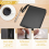 Trading Card Binder, 9 Pockets Baseball Card Binder Sleeves black 7