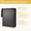 Trading Card Binder, 9 Pockets Baseball Card Binder Sleeves black 6