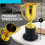 Troféu Taça Dourada de Plástico para Crianças - Prêmio de Mérito de 9,7 cm 5