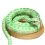 Simulation Python Plush Toy Gift Green Python 1