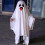 Spökkostym för barn Vit spökmantel Cosplay-kläder Rollspel 2