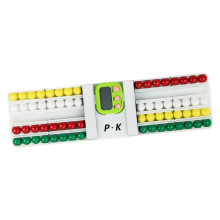 Brinquedo interativo de combinação de cores do arco-íris com contas