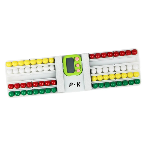 Brinquedo interativo de combinação de cores do arco-íris com contas