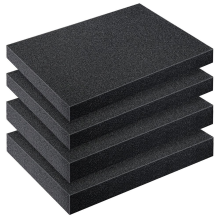4 Stück zuschneidbare Polyurethanschaumstoff-Pads, Schaumstoffplatten, Bastelbedarf