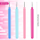 Paper Quilling Tools 24 Pcs Quilling Paper Slotted Tools Kit 4 Colors 2