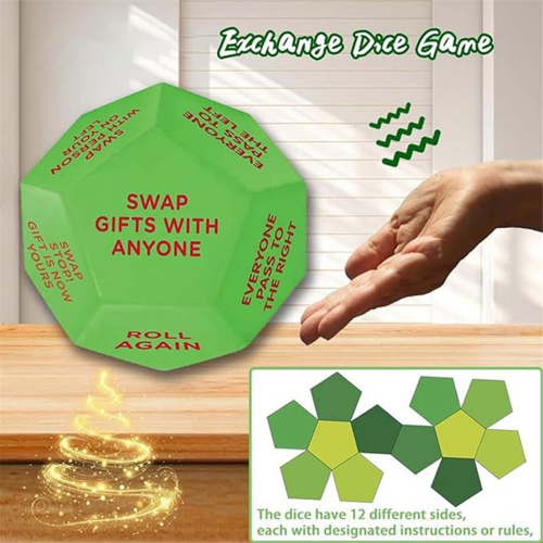 Dados decorativos para decoração diária de Natal 2