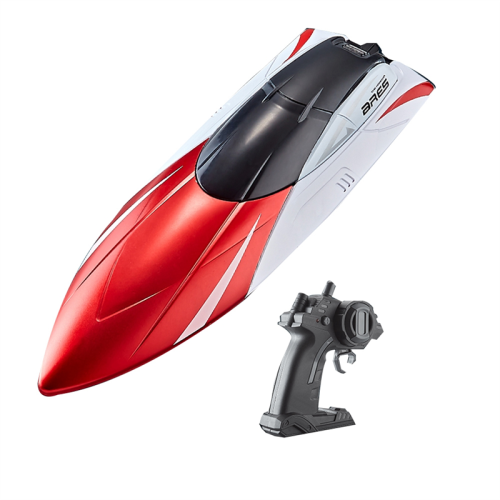 Bateau RC Dinosaure Mosasaurus – Étanche, Avec Lumière LED Et Brumisateur – Double Hélice – Dès 6 Ans