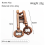 Intelligent Lock Speelgoed Hersentester Ontwikkeling Legering Sleutelhanger Puzzel 3