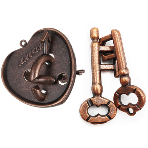 Intelligent Lock Speelgoed Hersentester Ontwikkeling Legering Sleutelhanger Puzzel
