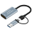 Placa de gravação de jogos de vídeo compatível com 4K e USB Tipo C. 2