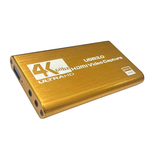 Placa de captura de vídeo compatível com 4K, placa de gravação de vídeo USB 3.0 2